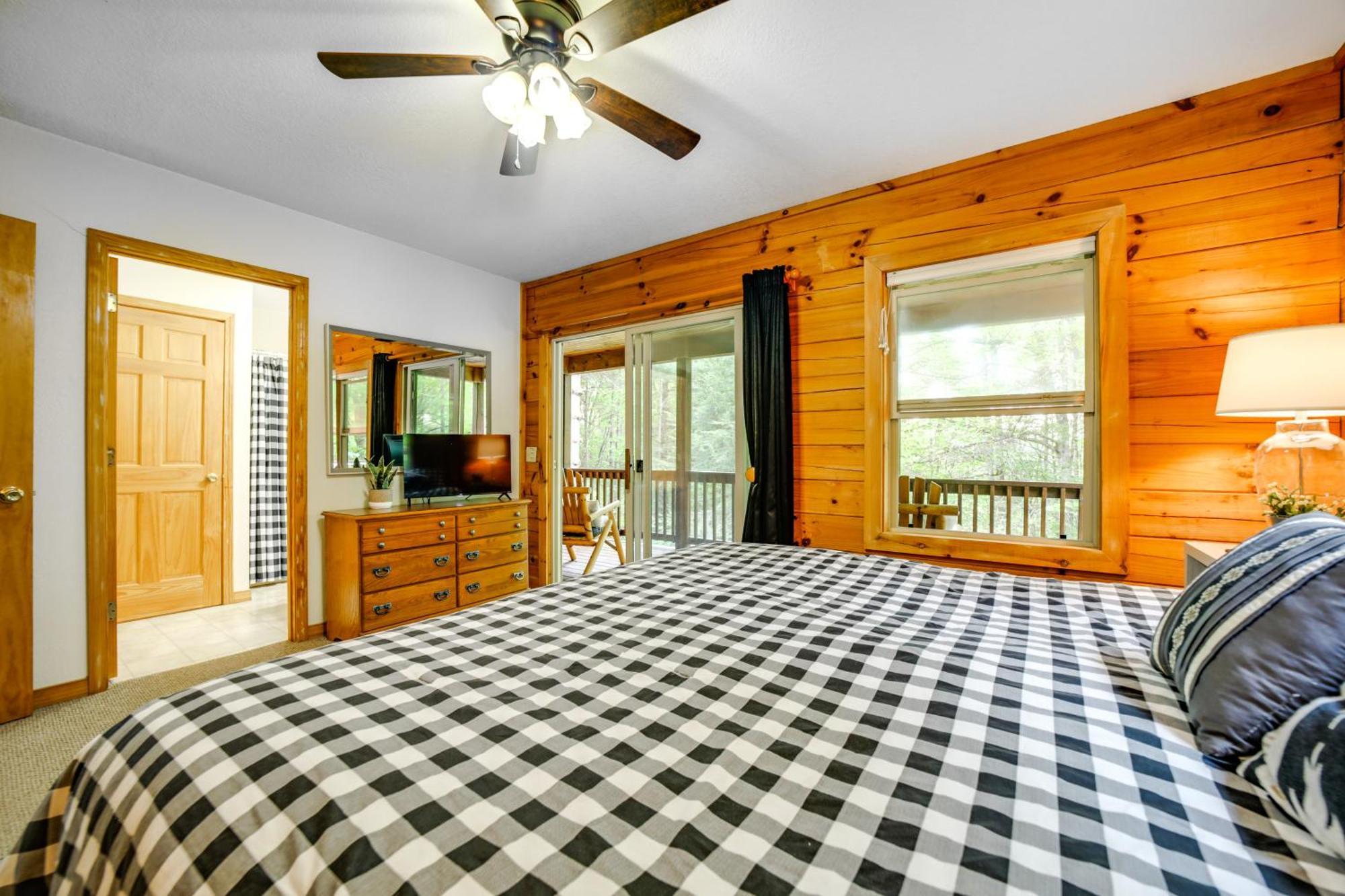 ווינסוויל Peaceful Smoky Mountain Cabin With Deck And Fire Pit! מראה חיצוני תמונה