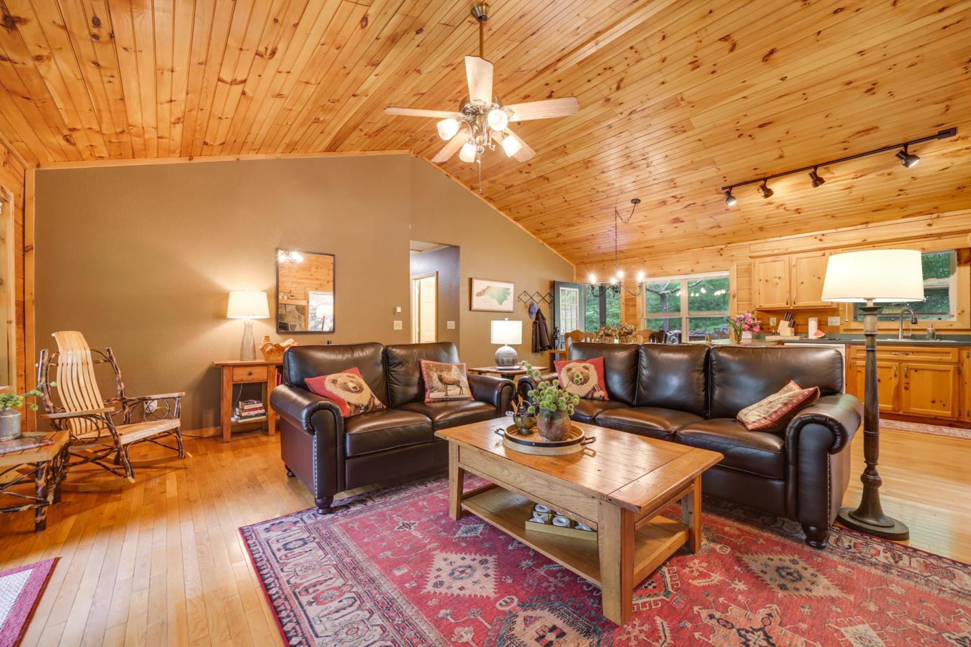 ווינסוויל Peaceful Smoky Mountain Cabin With Deck And Fire Pit! מראה חיצוני תמונה