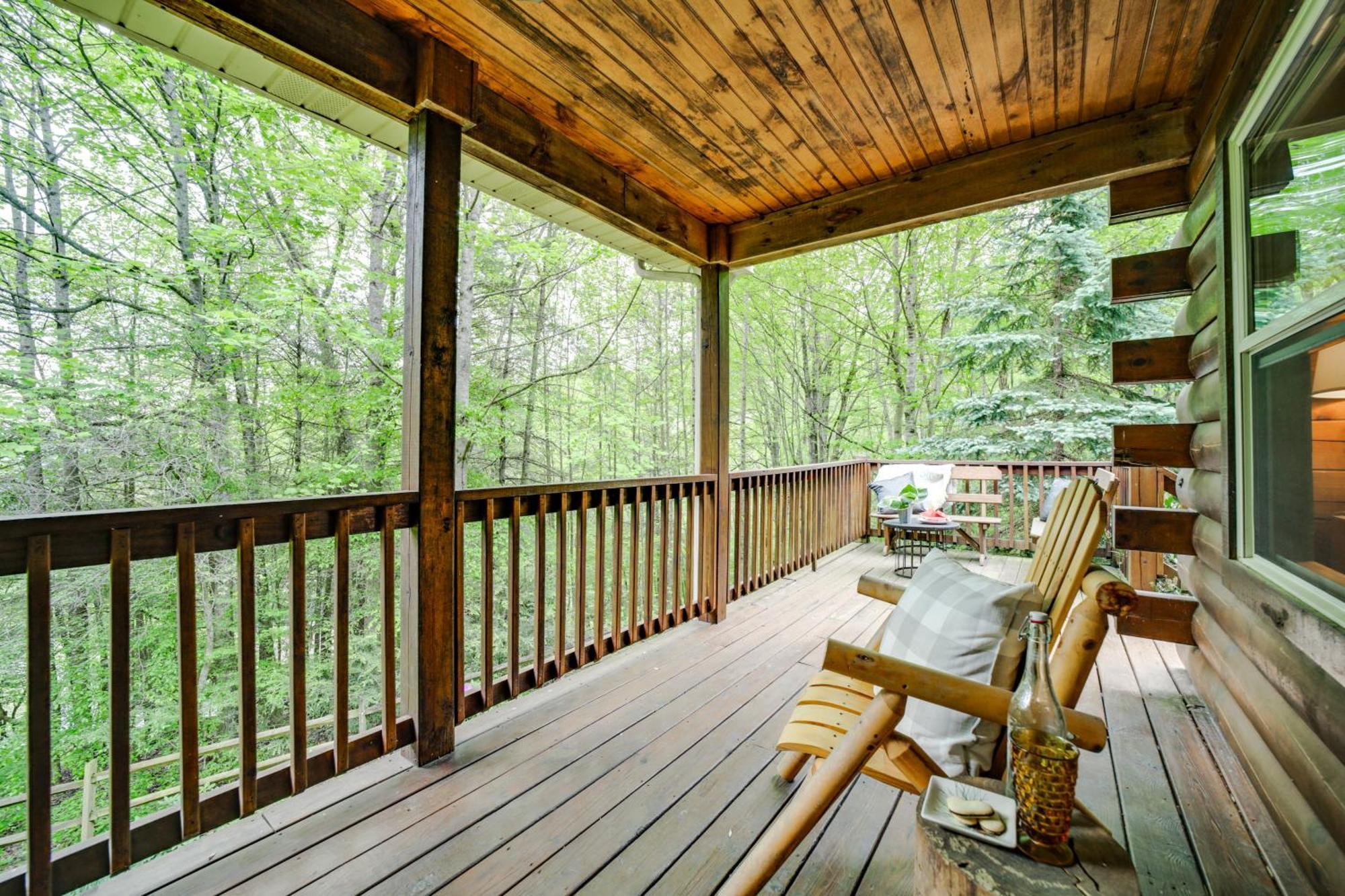 ווינסוויל Peaceful Smoky Mountain Cabin With Deck And Fire Pit! מראה חיצוני תמונה