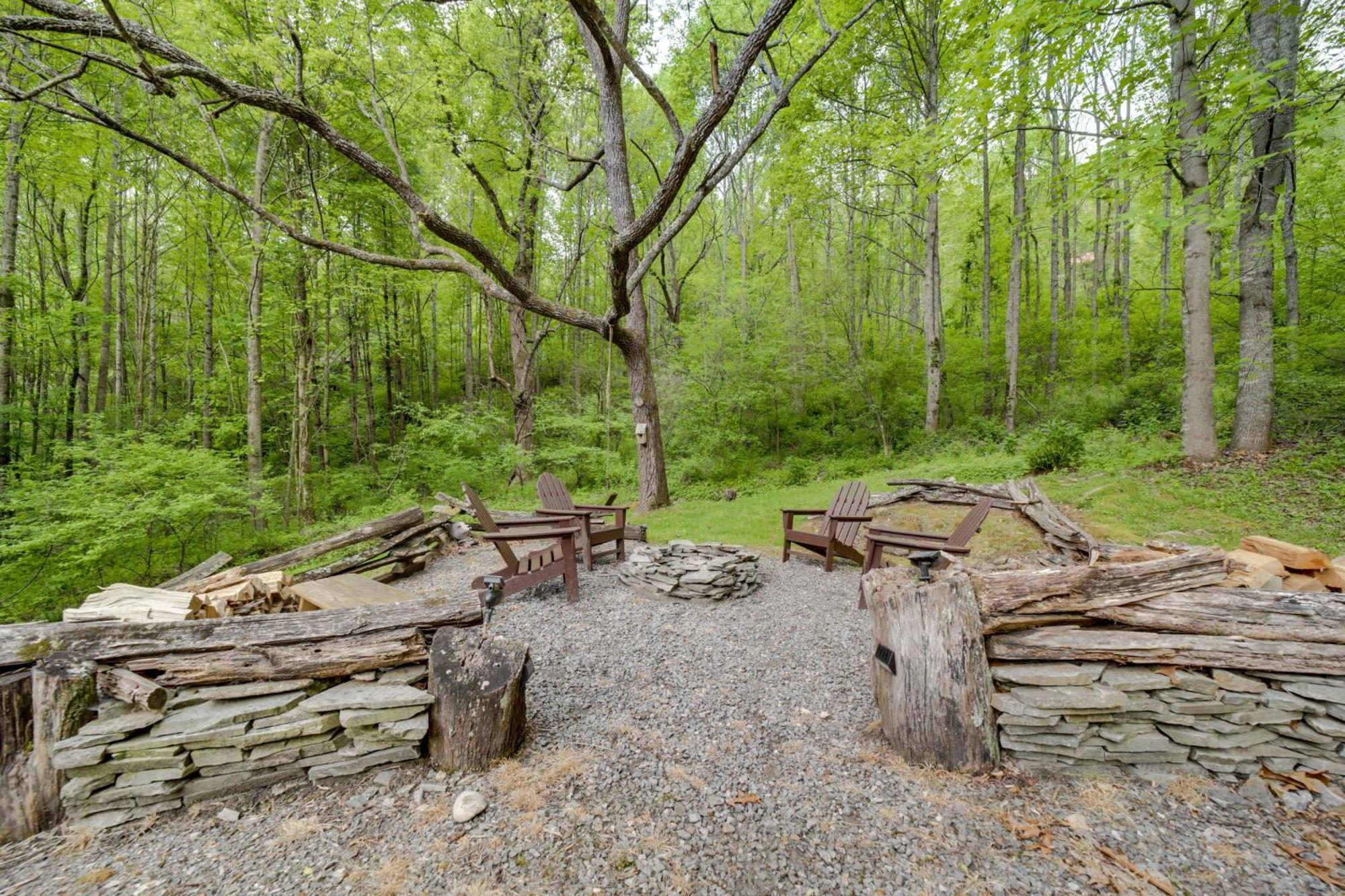 ווינסוויל Peaceful Smoky Mountain Cabin With Deck And Fire Pit! מראה חיצוני תמונה