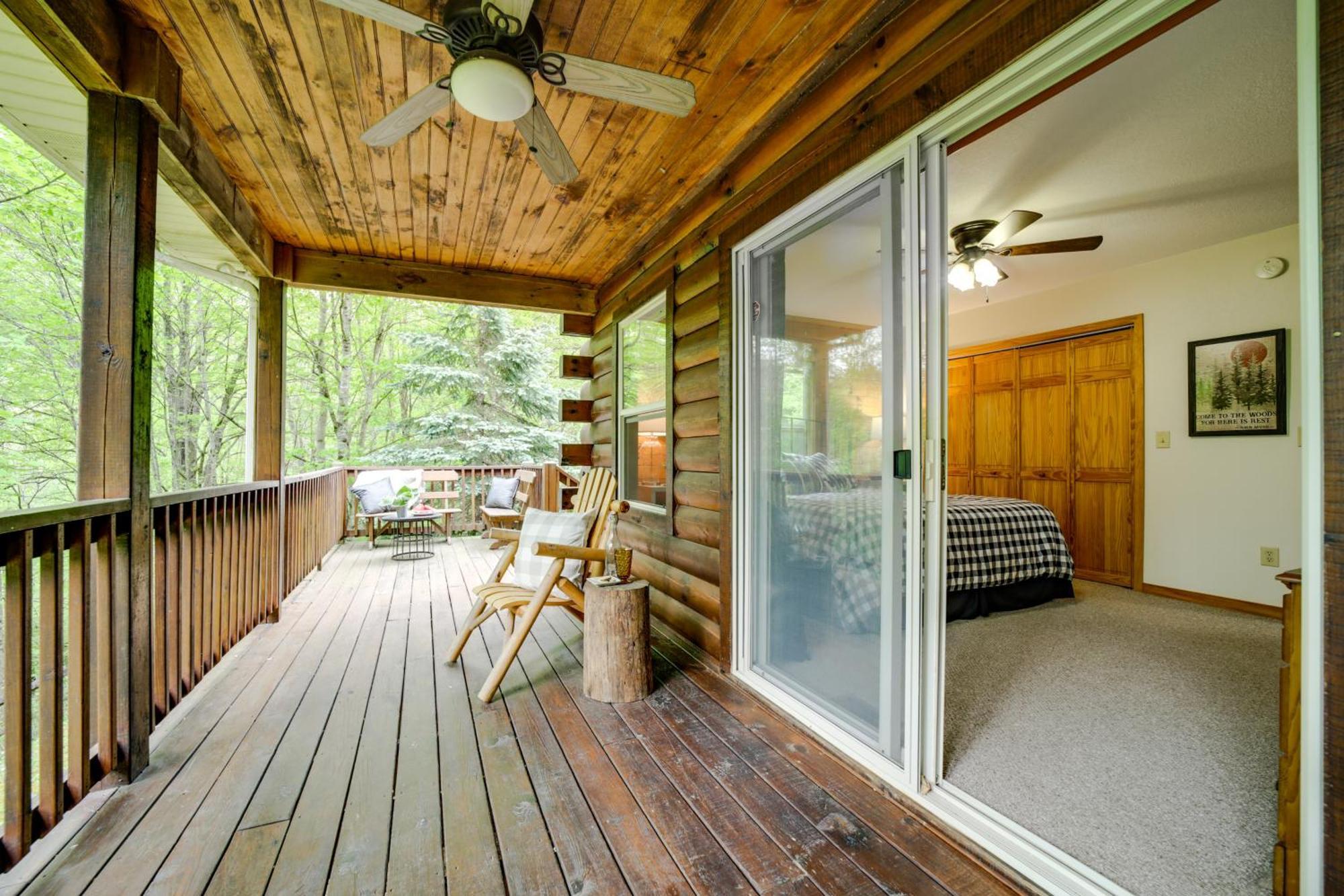 ווינסוויל Peaceful Smoky Mountain Cabin With Deck And Fire Pit! מראה חיצוני תמונה