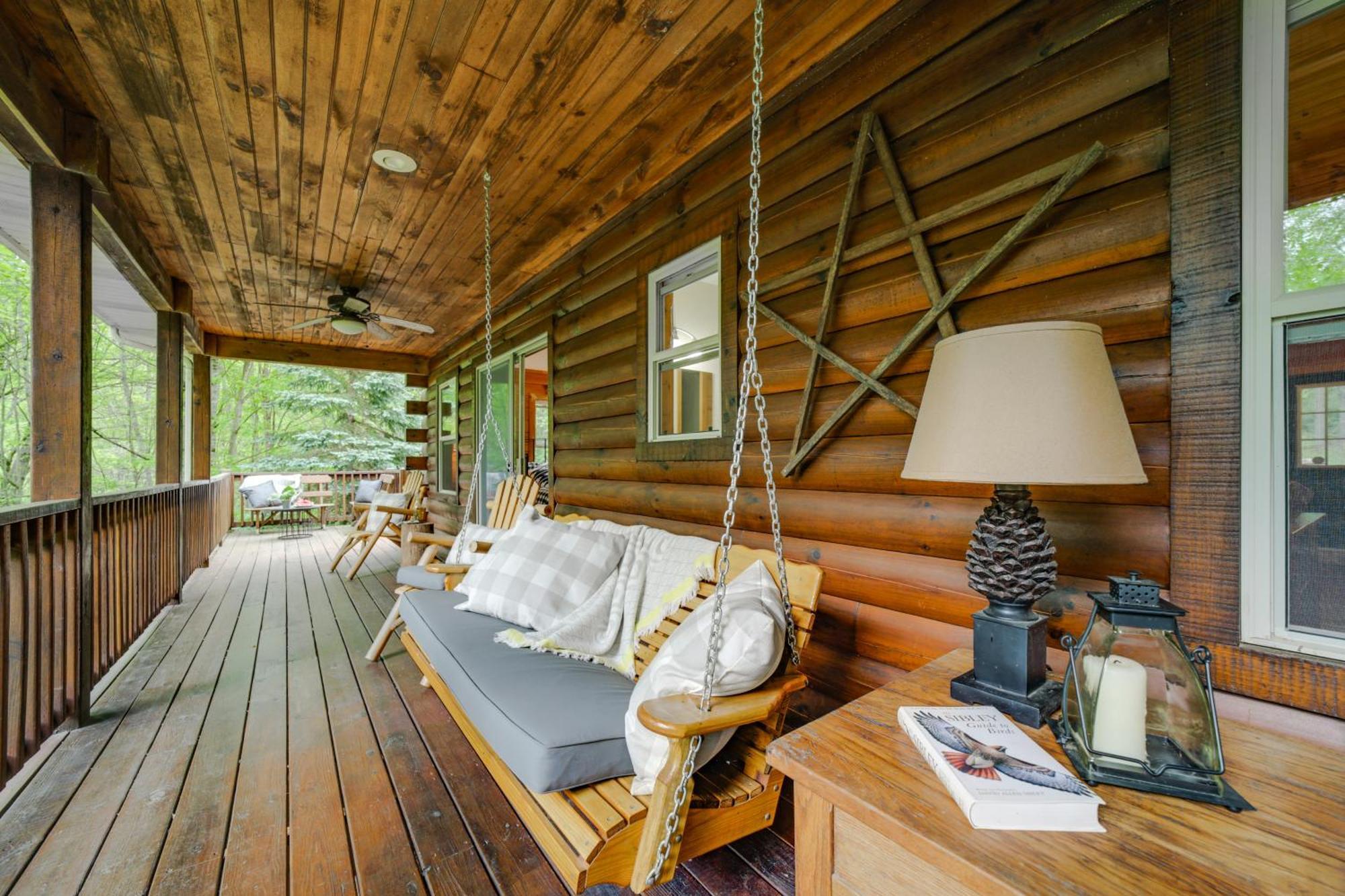 ווינסוויל Peaceful Smoky Mountain Cabin With Deck And Fire Pit! מראה חיצוני תמונה